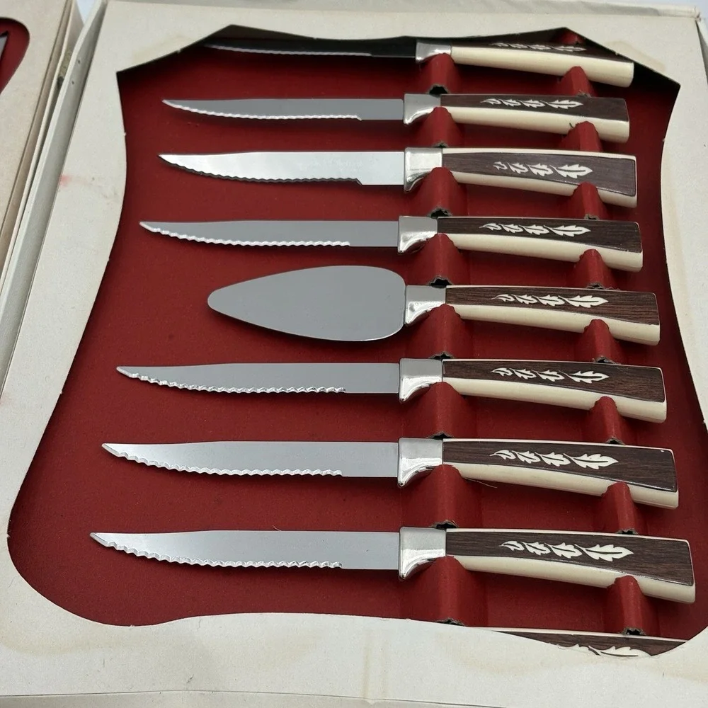 Vintage Regent Sheffield Stainless Steel 19 Piece Treasure Chest Cutlery Set New